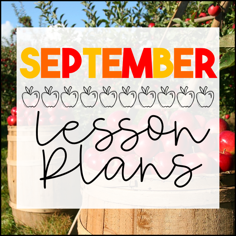 September Lesson Plans for Kindergarten