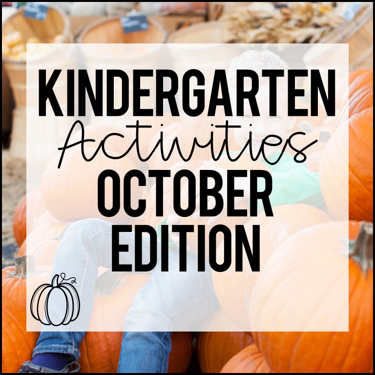 October Activities For Kindergarten - Mrs. LeBlanc's Learners